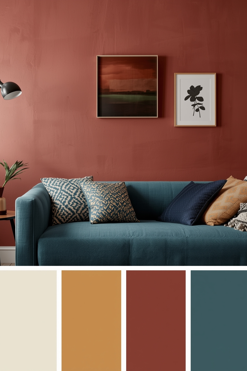 Accent Color Combinations for Rooms