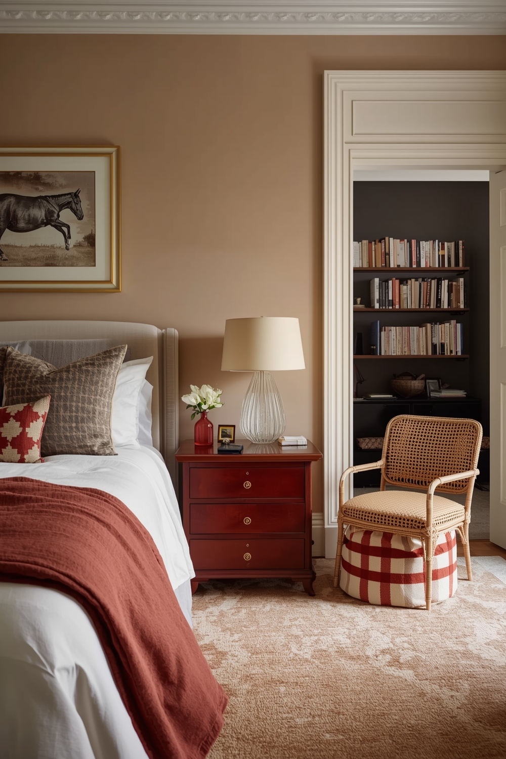 Bedroom and Living Room Color Harmony