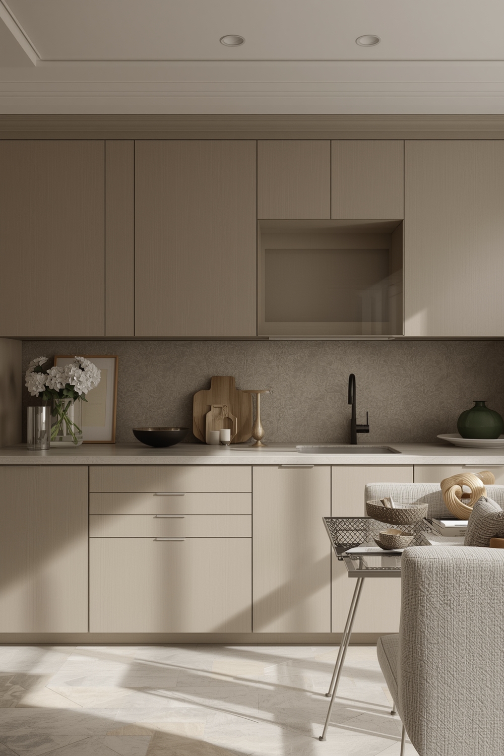 Beige Cabinets for Modern Homes