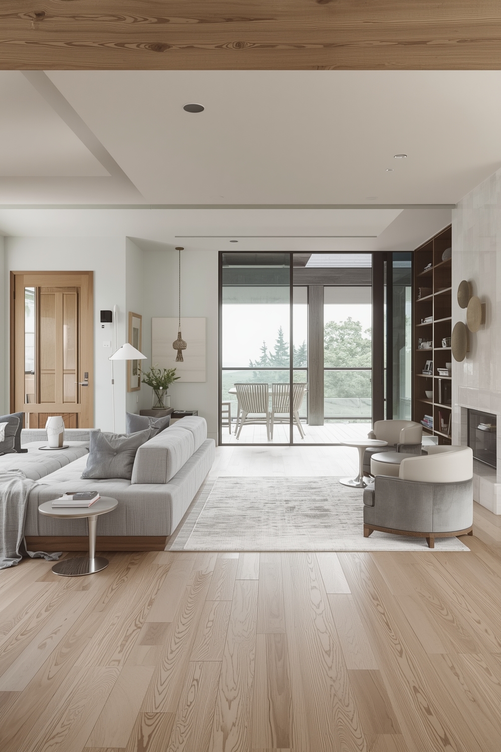 Contemporary White Oak Interiors