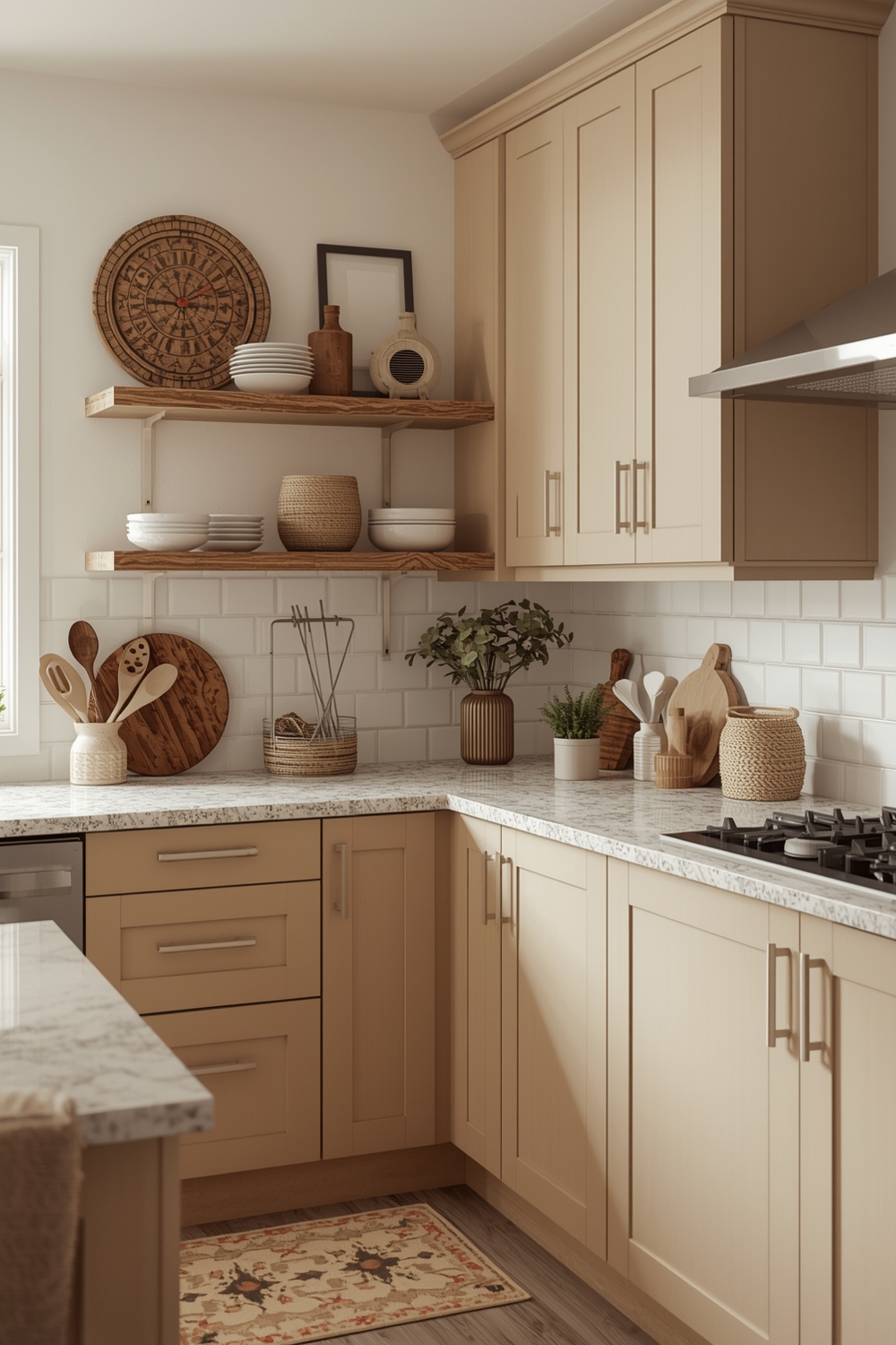 Cozy Beige Kitchen Corners