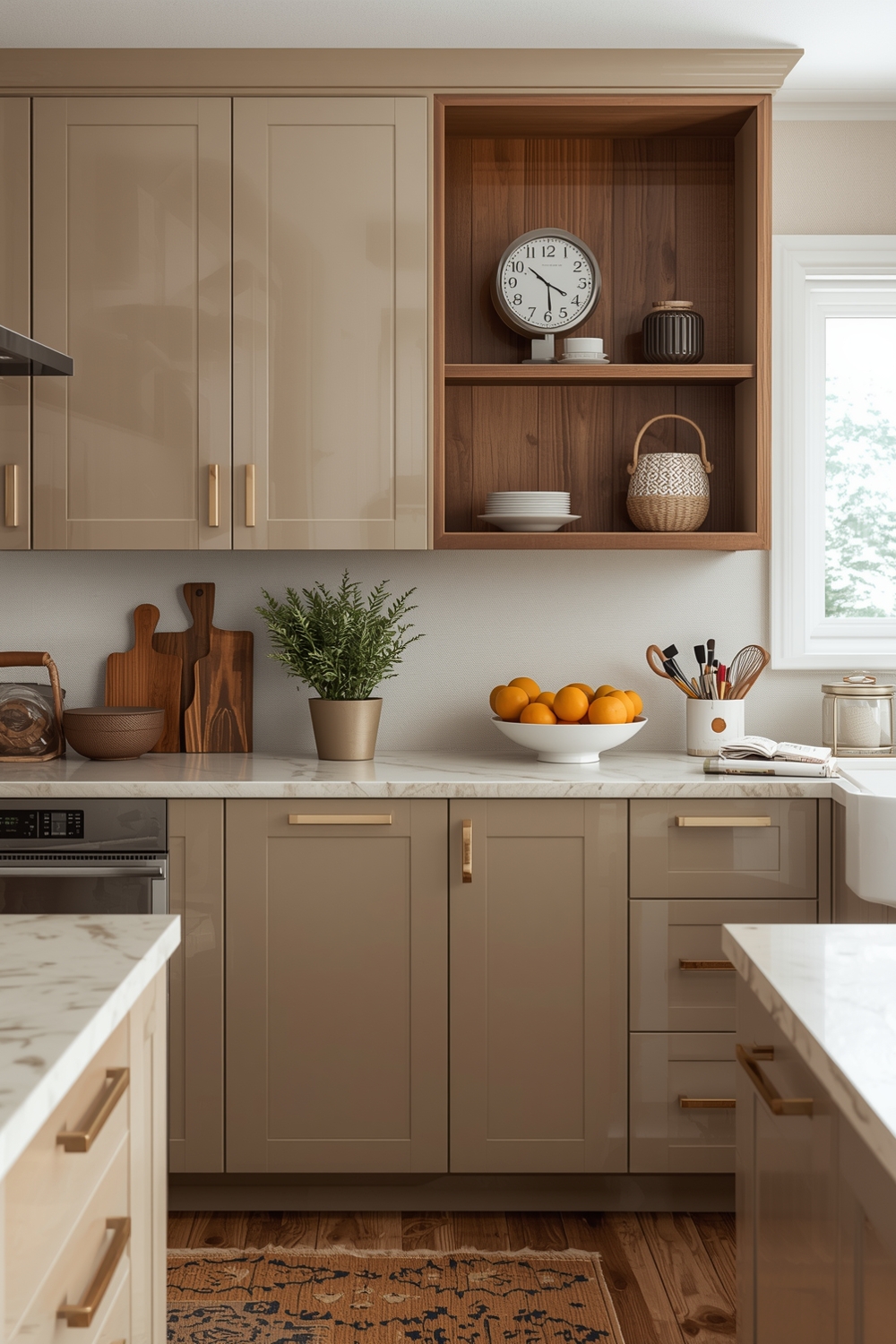 Cozy Beige Kitchen Corners