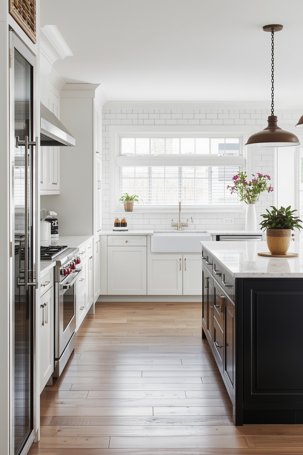 Large Kitchen Two-toned Designs