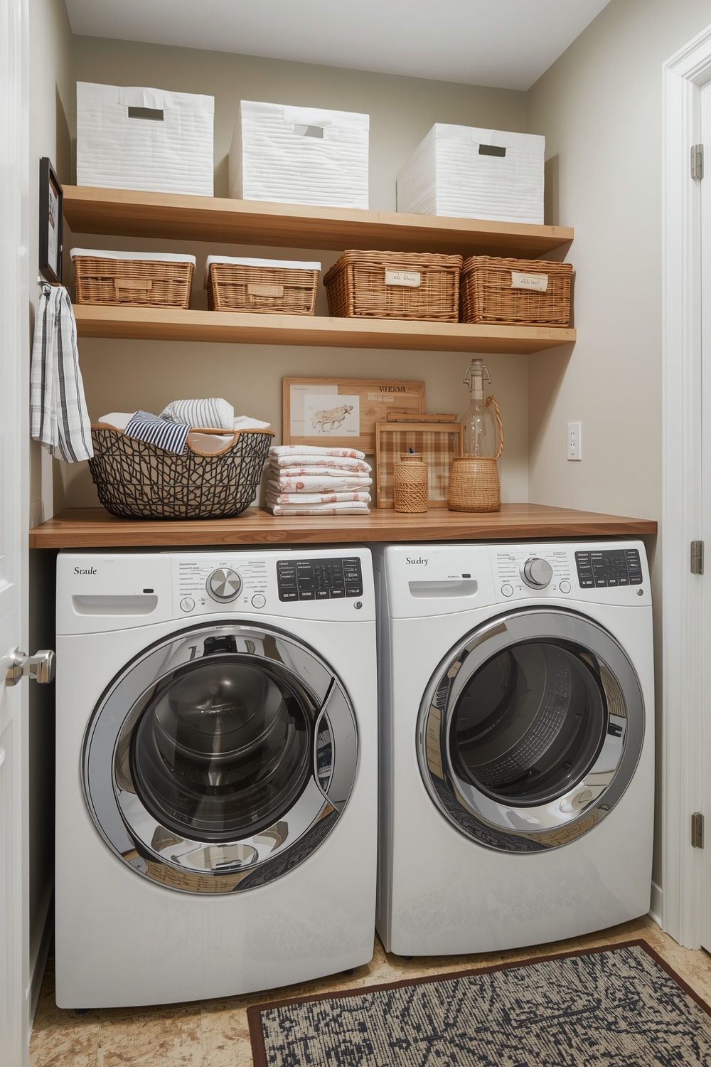 Laundry Room with Smart Storage