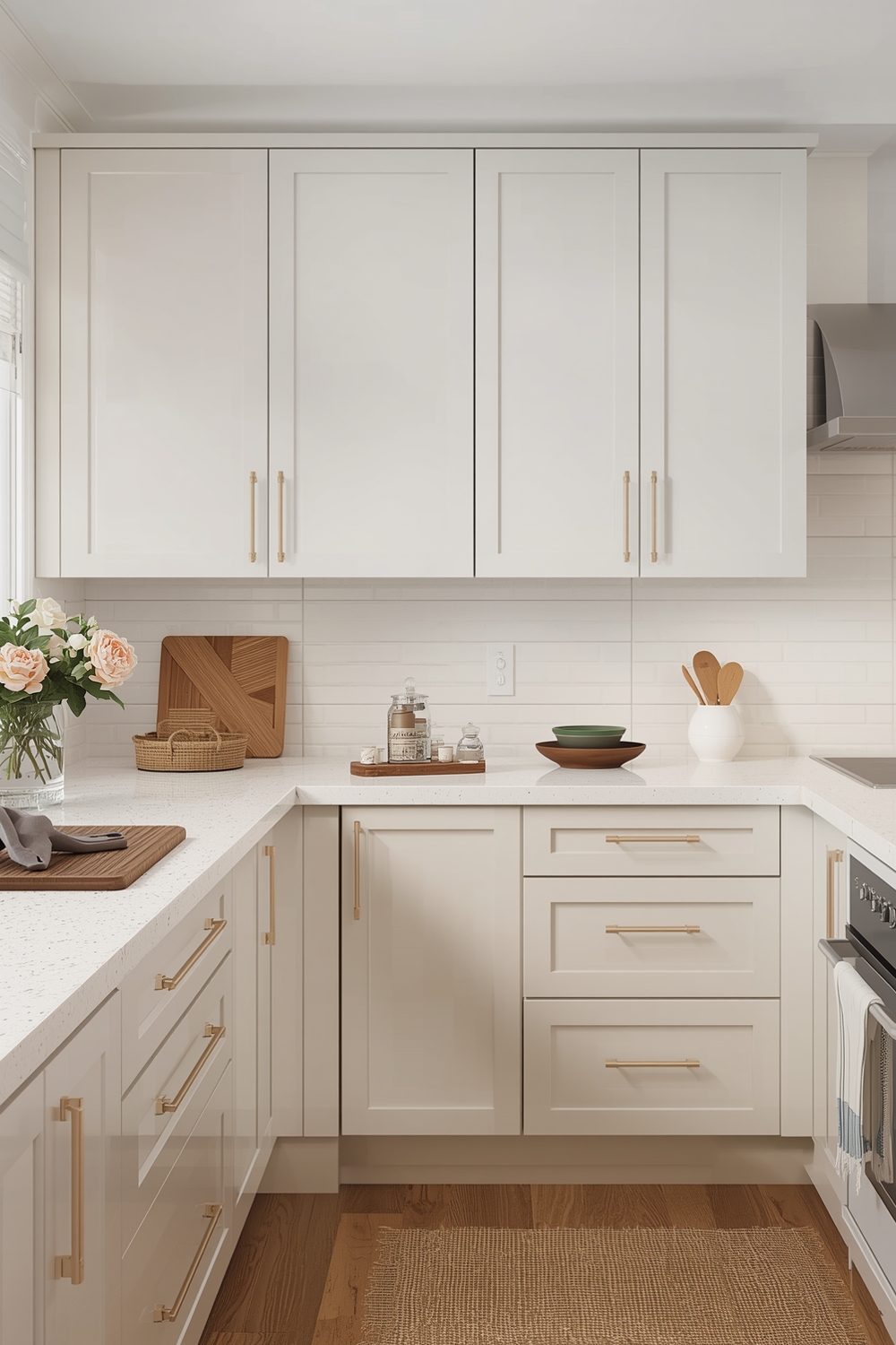 Minimalist Two-toned Kitchen Cabinets