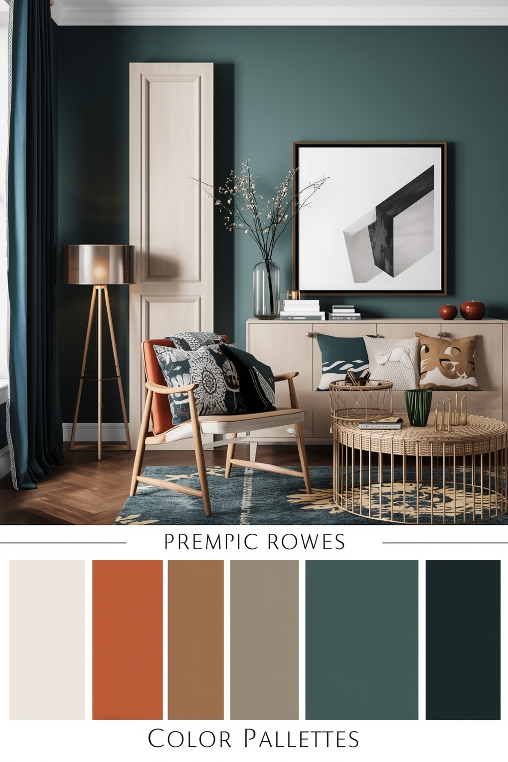 Modern Color Palettes for Rooms
