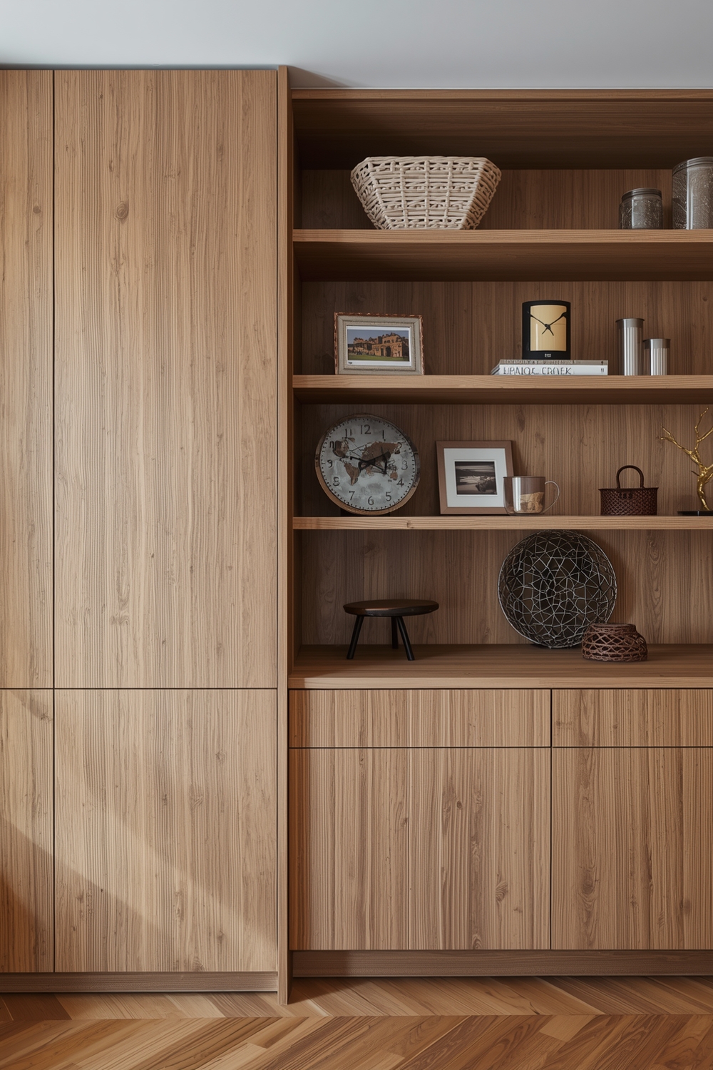 Modern White Oak Cabinet Designs