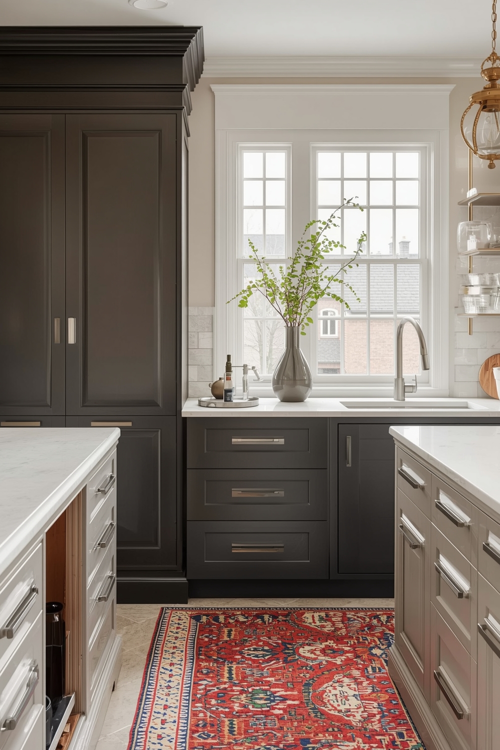 Two-toned Kitchen Cabinets for Cozy Spaces