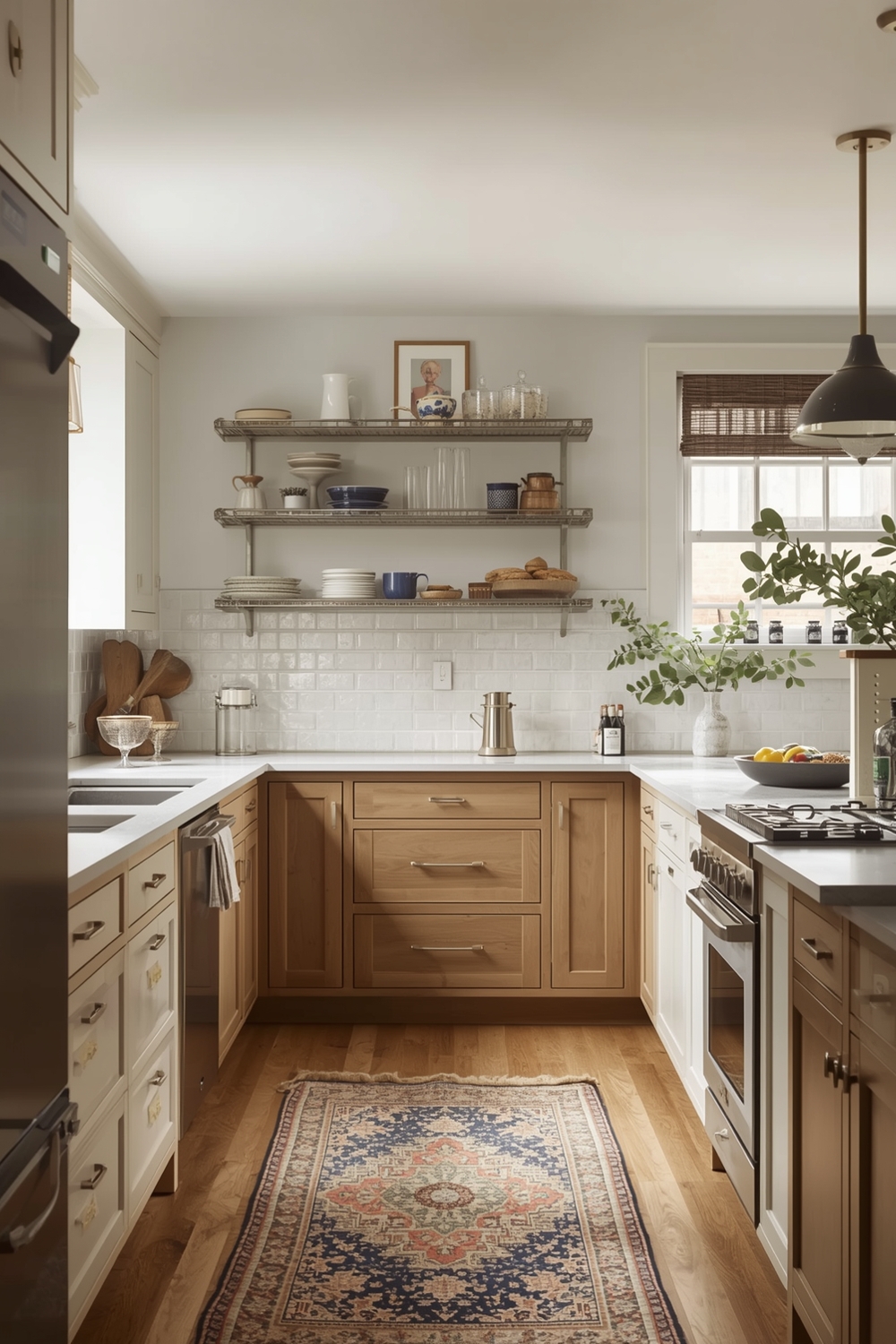 Two-toned Kitchen Layouts