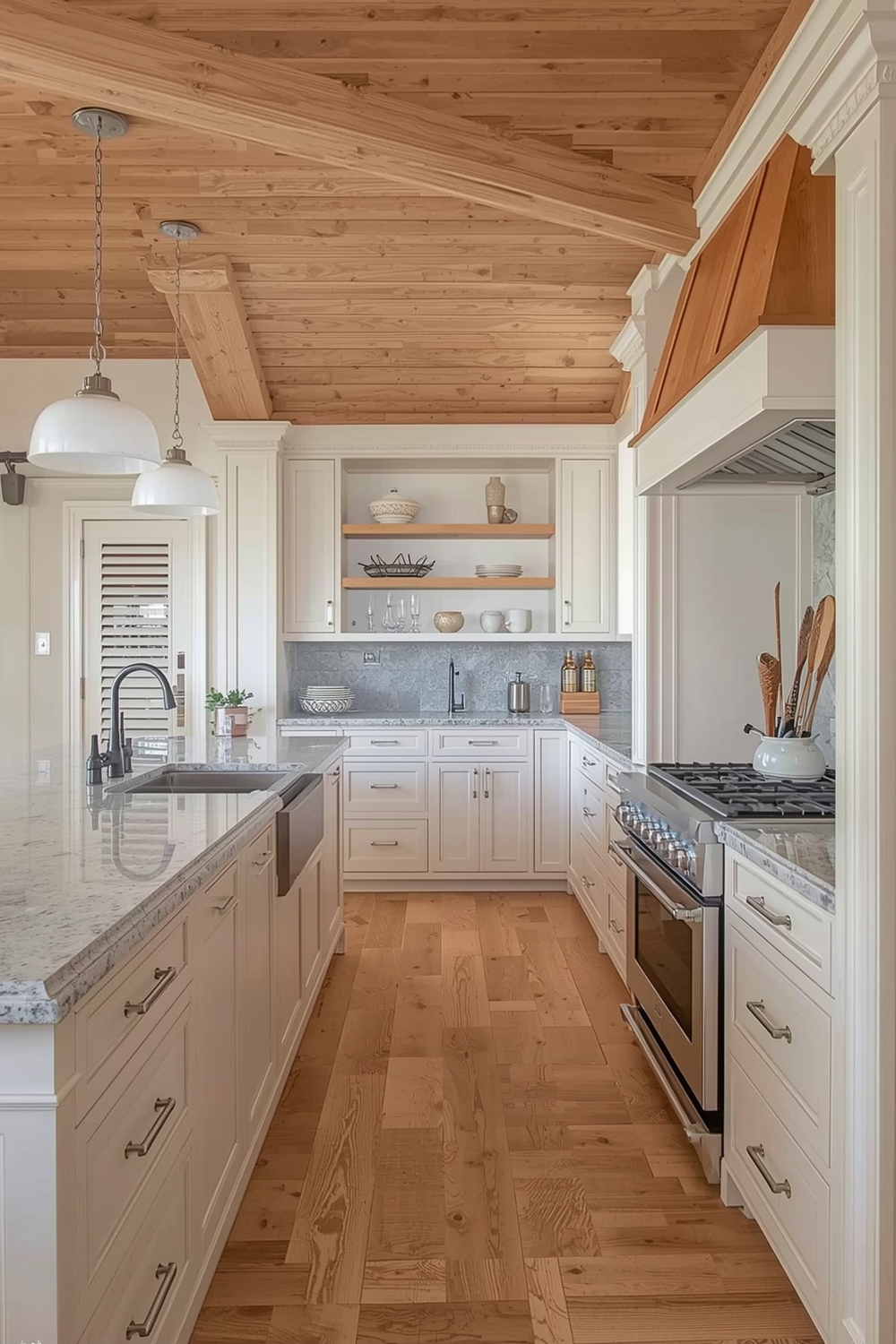 White Oak Kitchen Ideas for Open Layouts