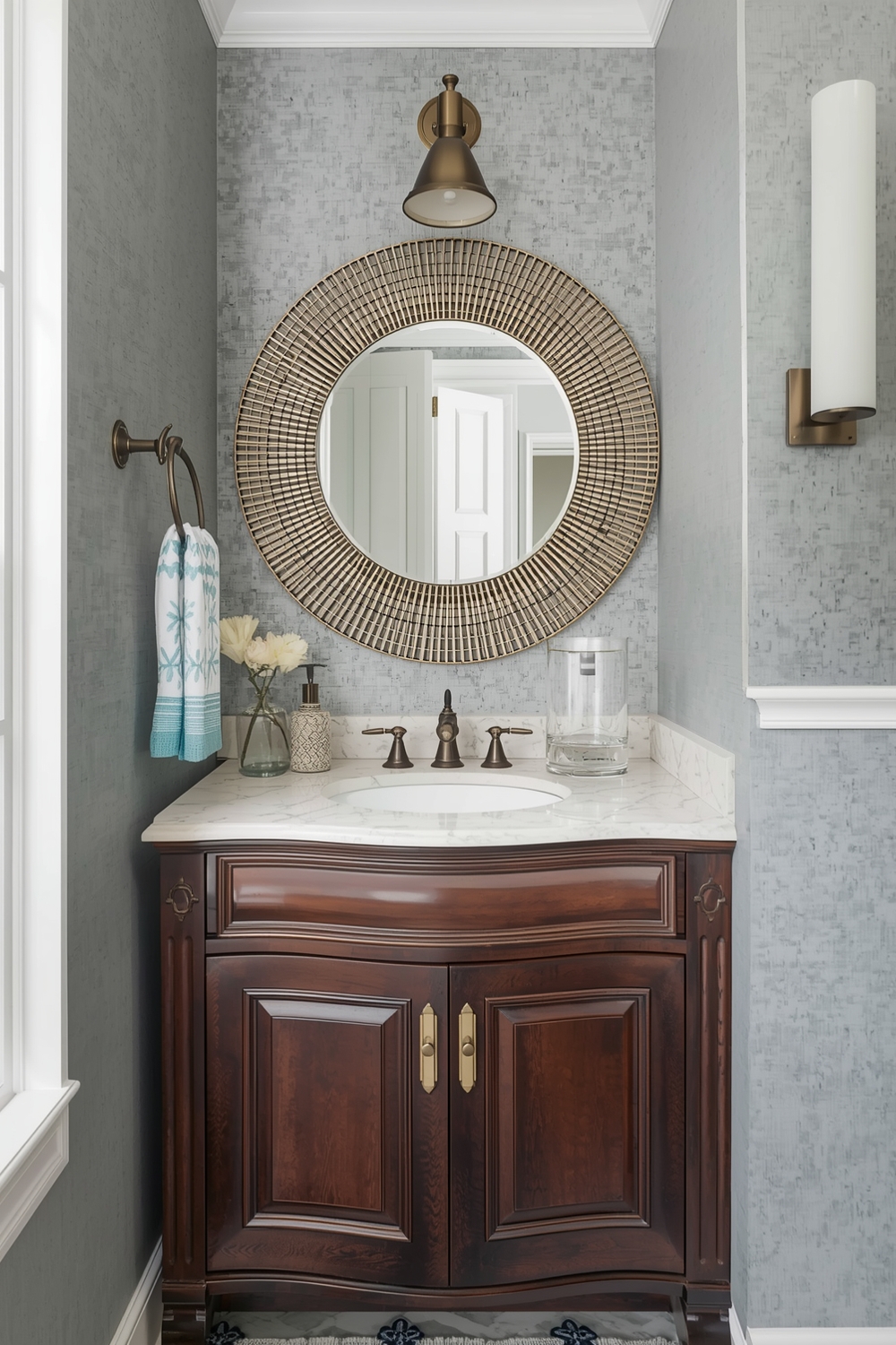 Bathroom Mirror Accent Designs
