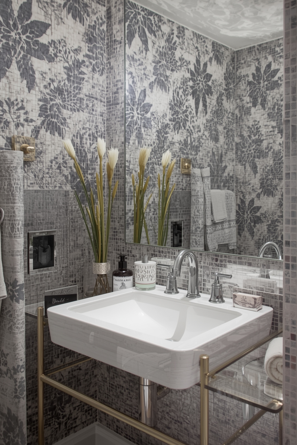 Bathroom Mirror Accent Ideas