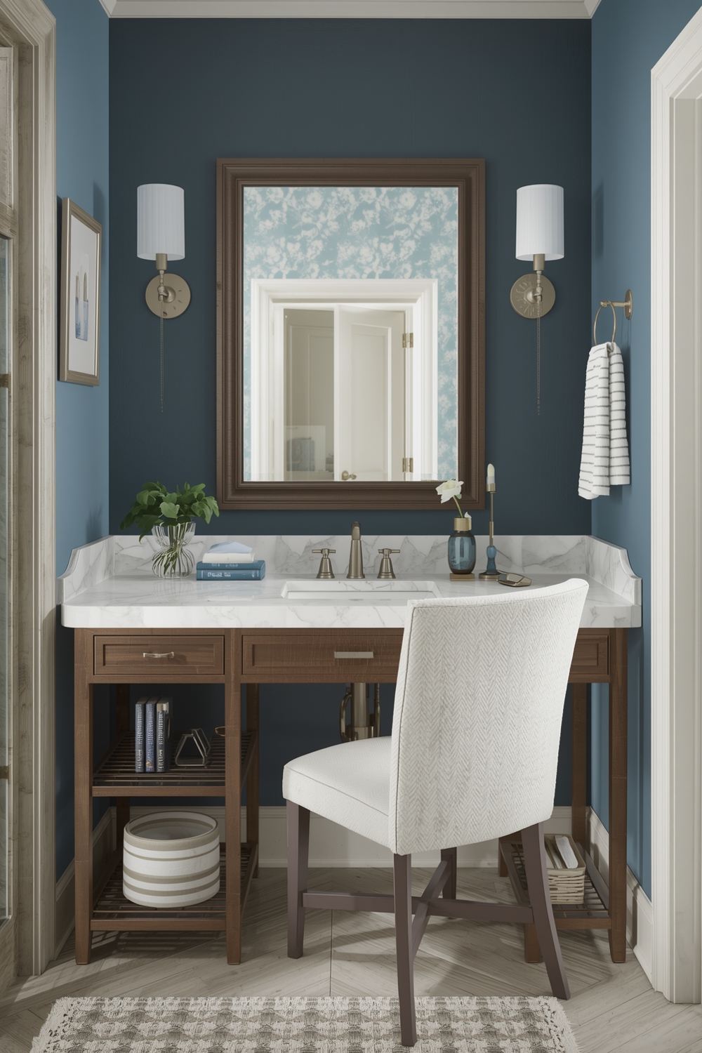 Bathroom Mirror Workspace Ideas