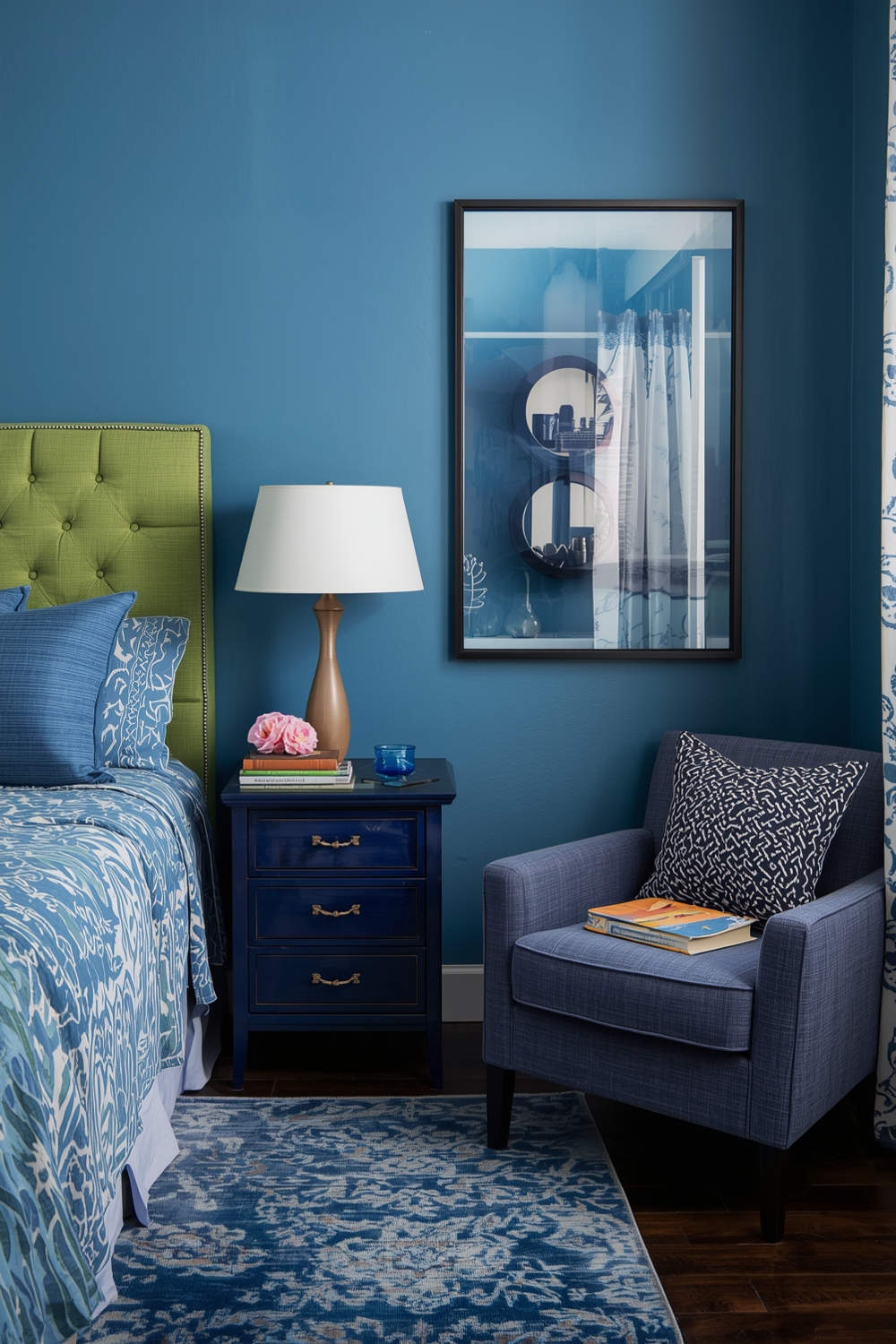 Blue Bedroom Color Accents
