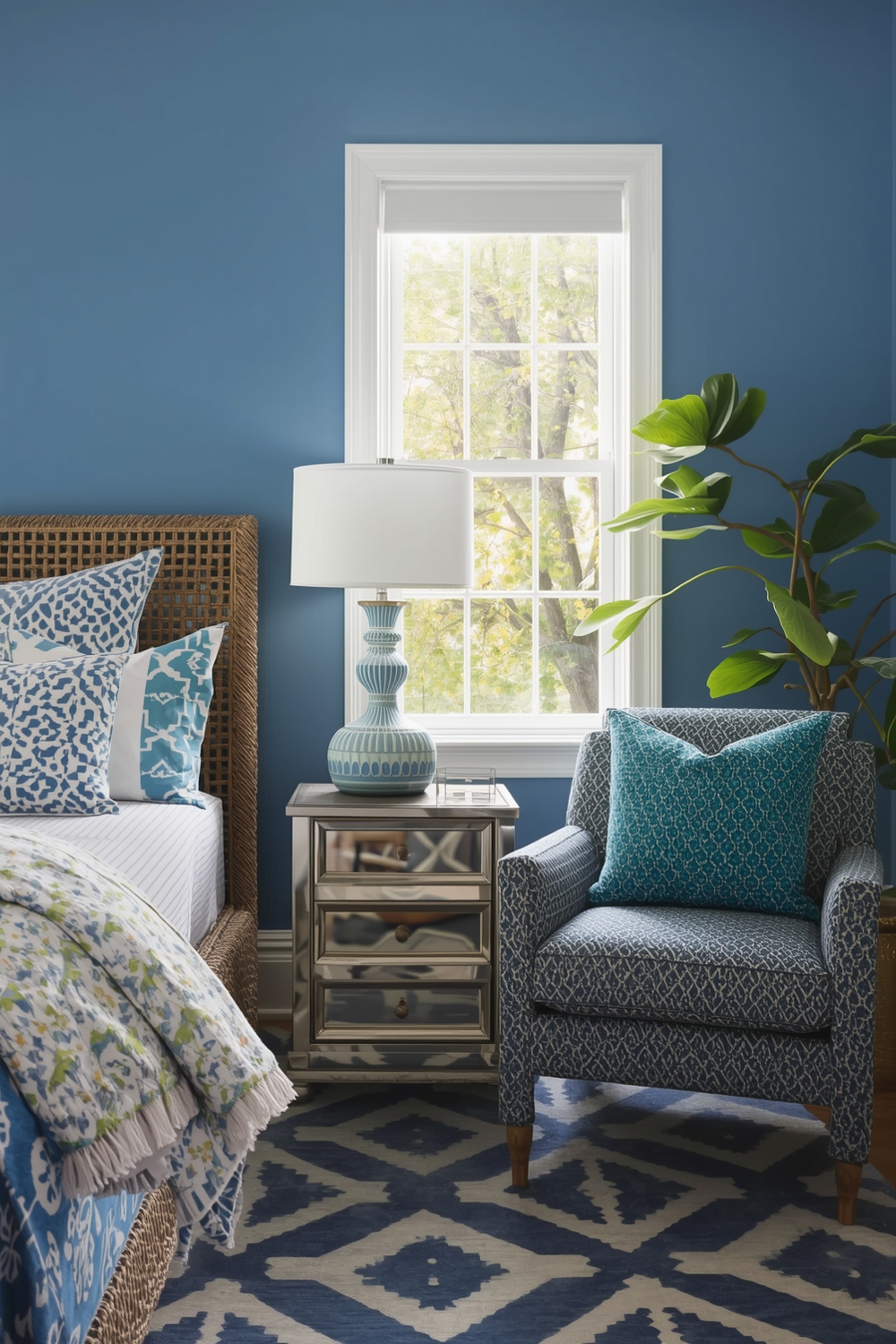 Blue Bedroom Color Accents