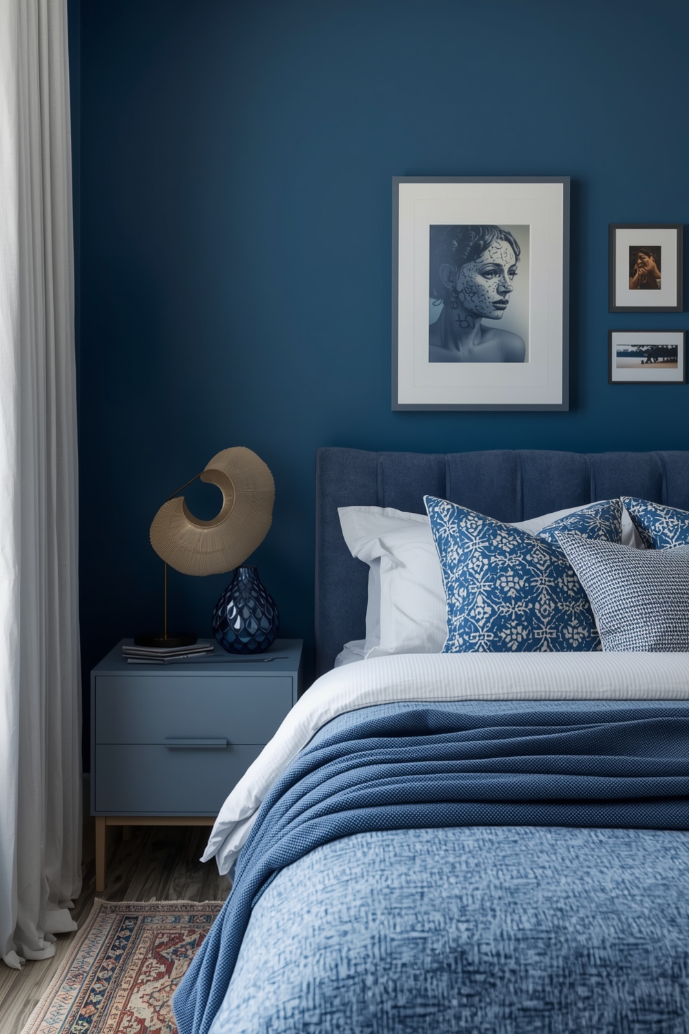 Blue Bedroom Color Combinations