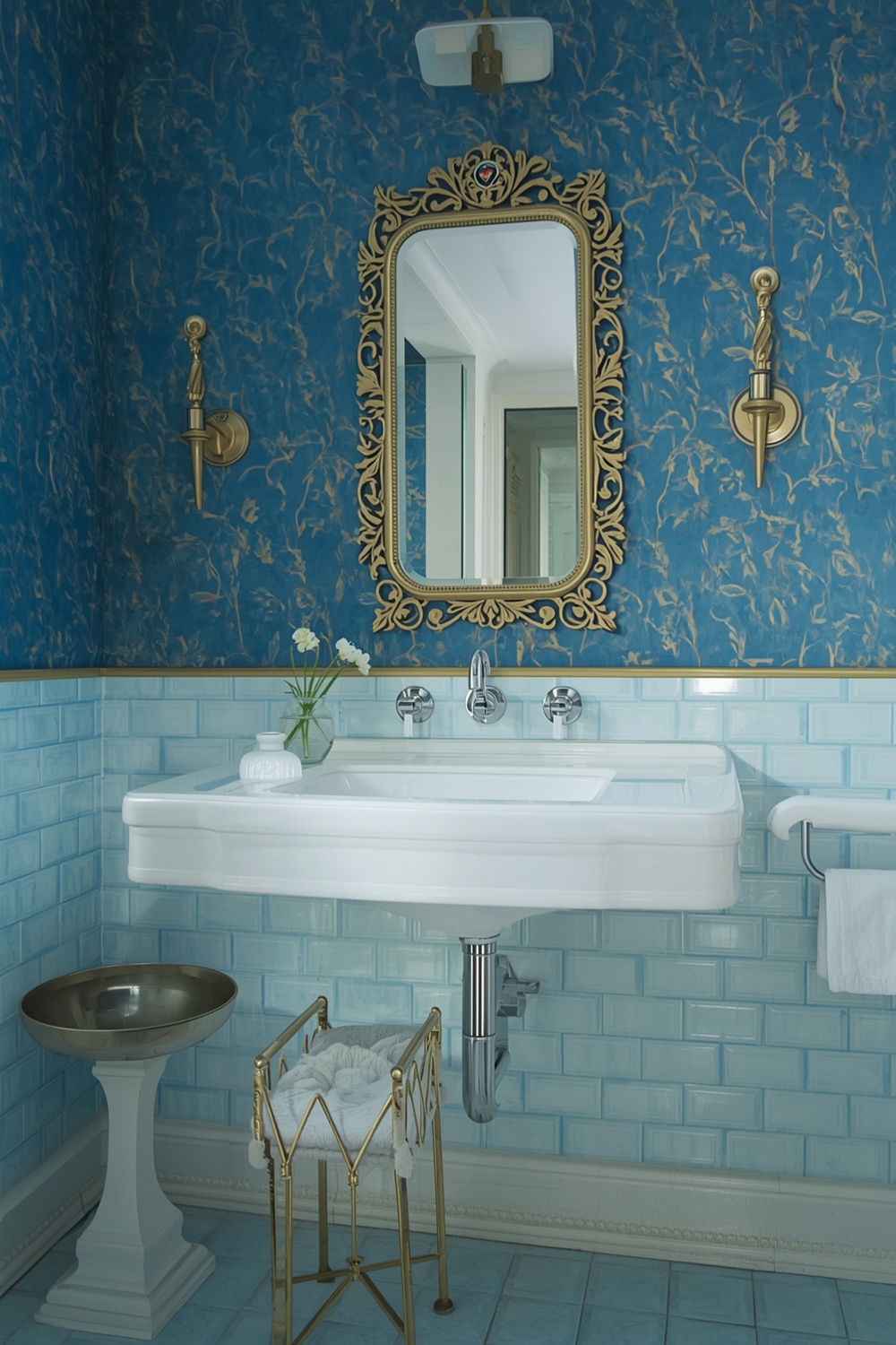 Bright Bathroom Mirror Ideas