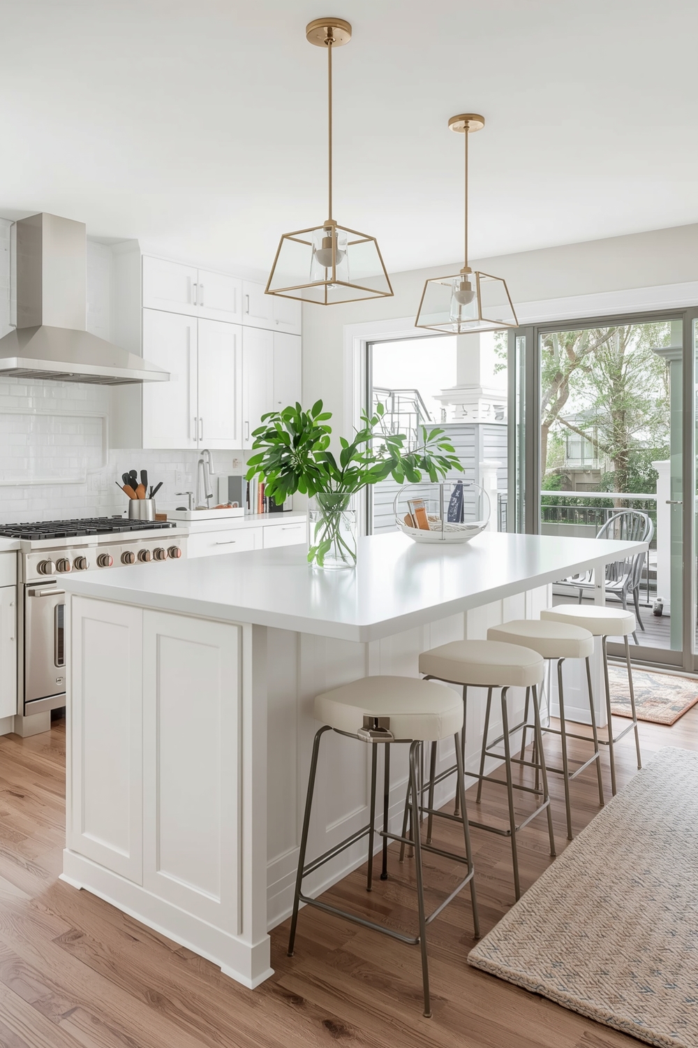 Bright Kitchen Island Layouts