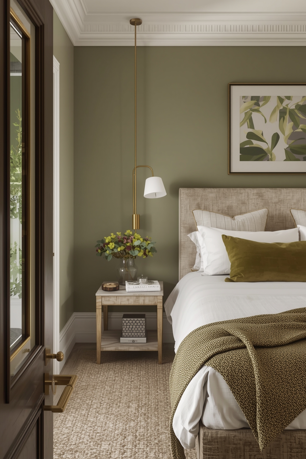 Bright Olive Green Bedroom Ideas
