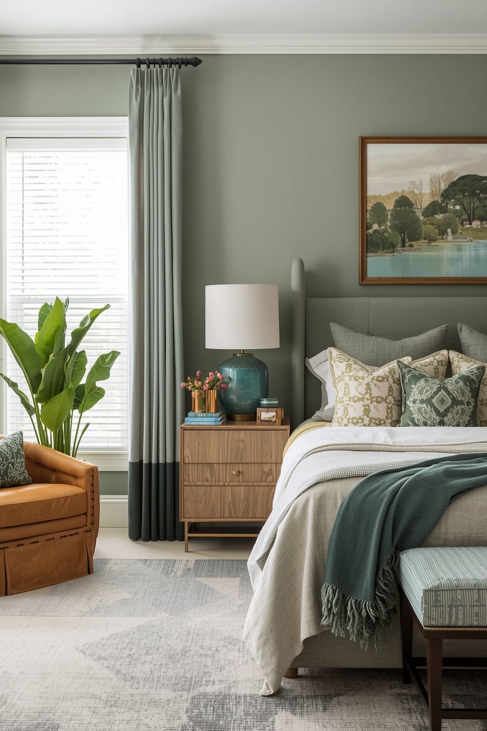 Bright Sage Green Bedroom Layouts