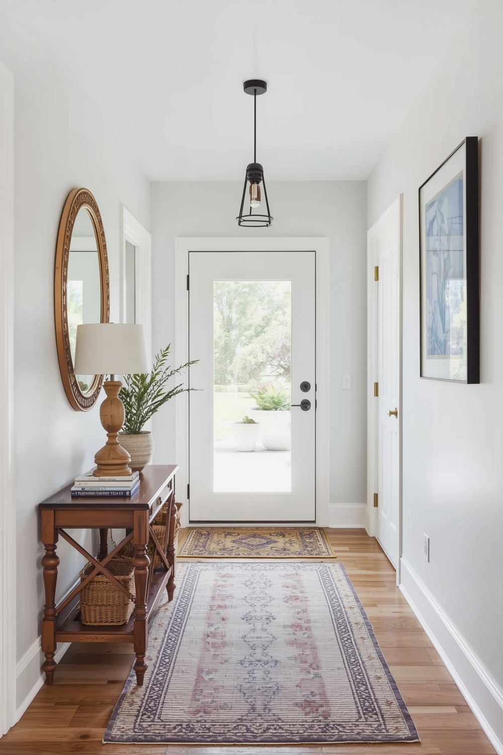 Bright Small Entryway Design