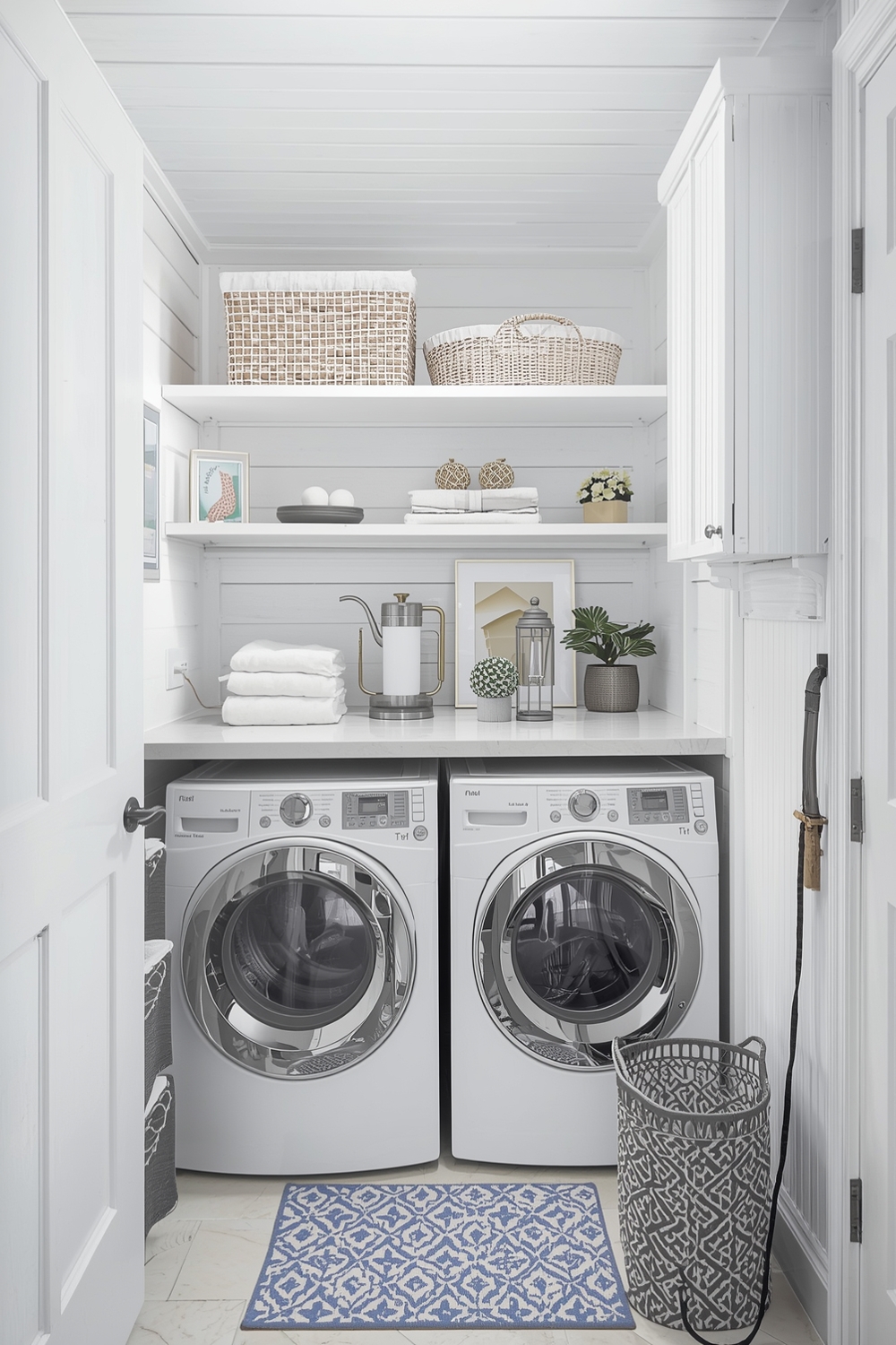 Bright and Stylish Laundry Room Designs