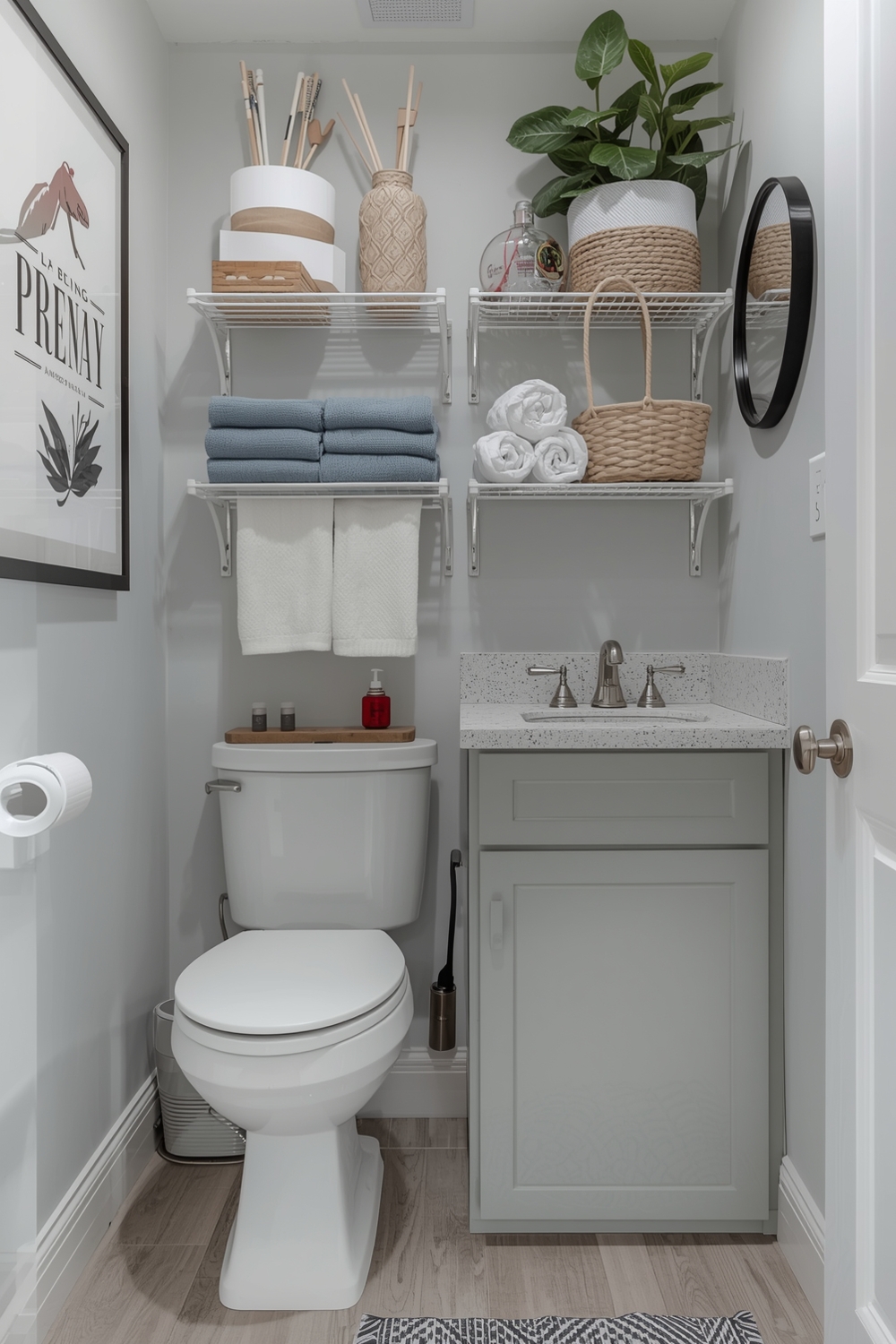 Compact Bathroom Organization Ideas