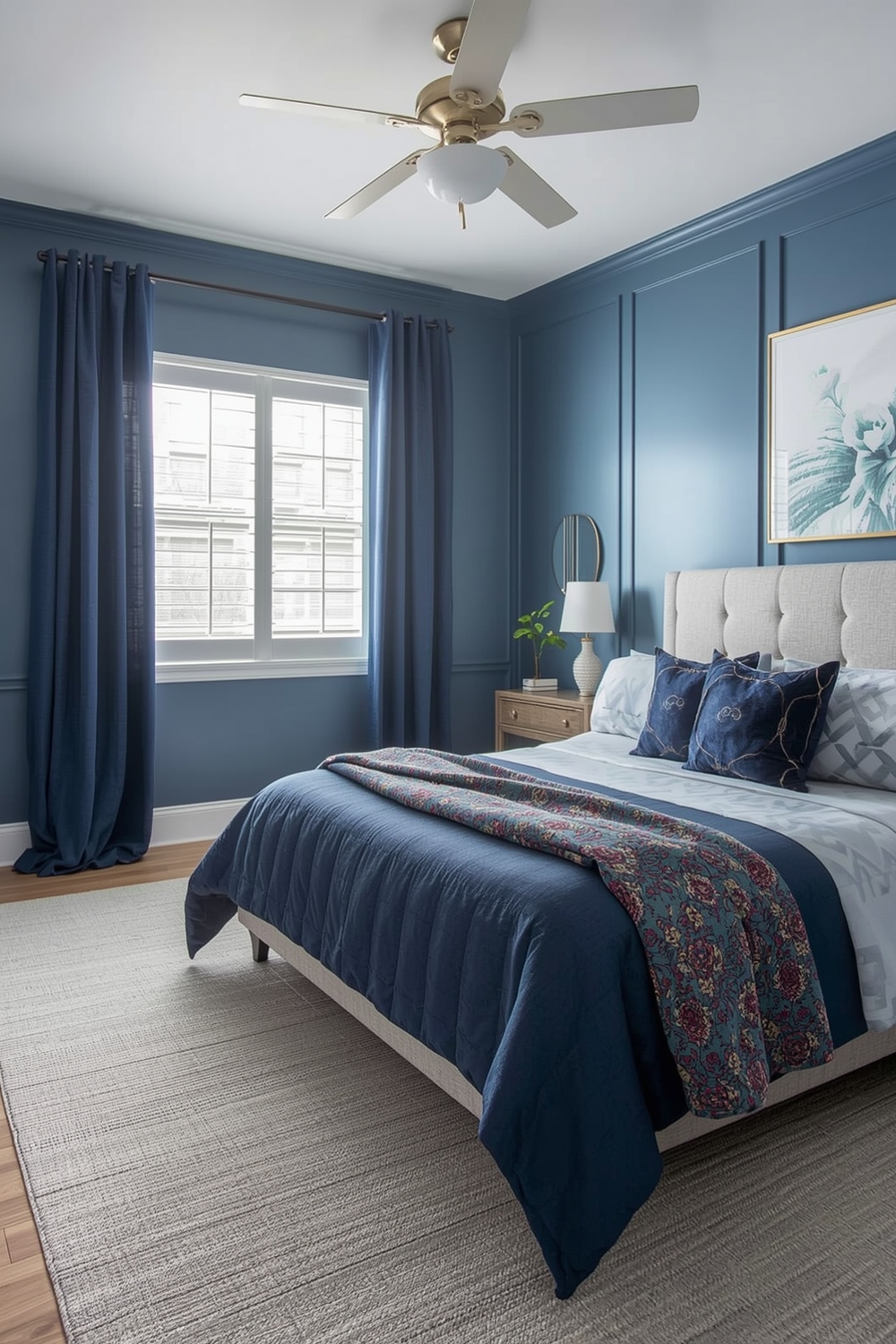 Contemporary Blue Bedroom Designs