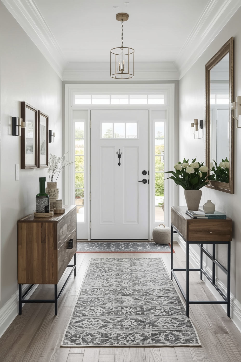 Contemporary Small Entryway Design