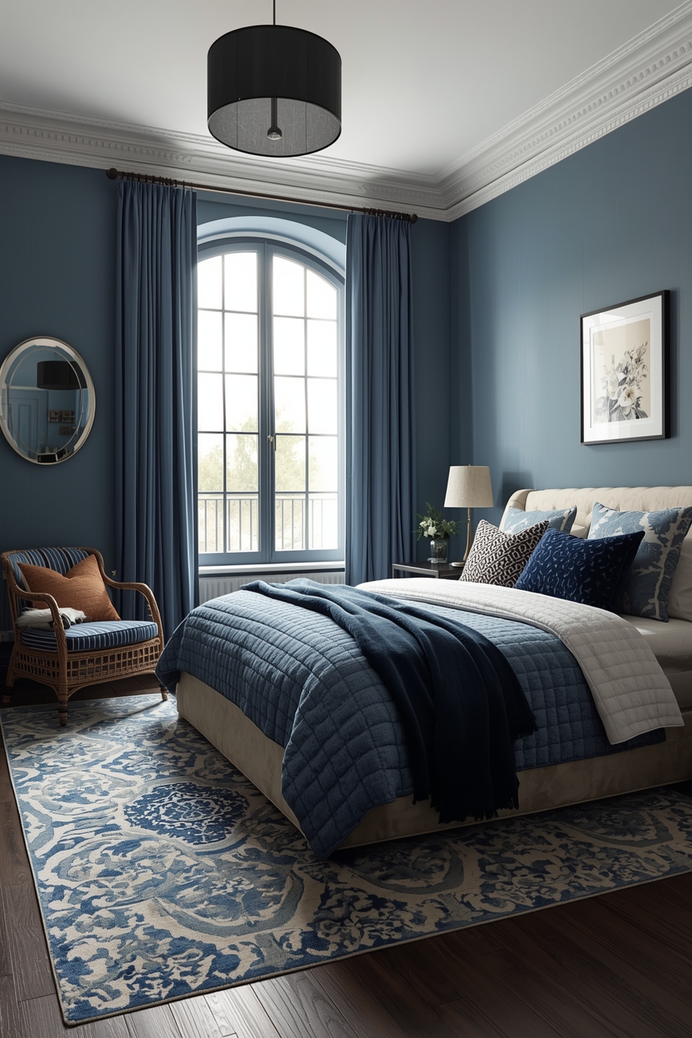 Cozy Blue Bedroom Layouts