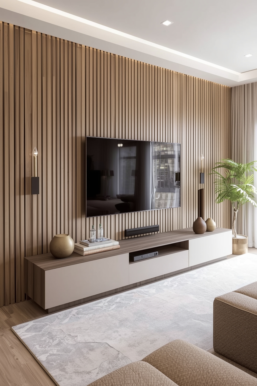Cozy TV Wall Design Inspiration