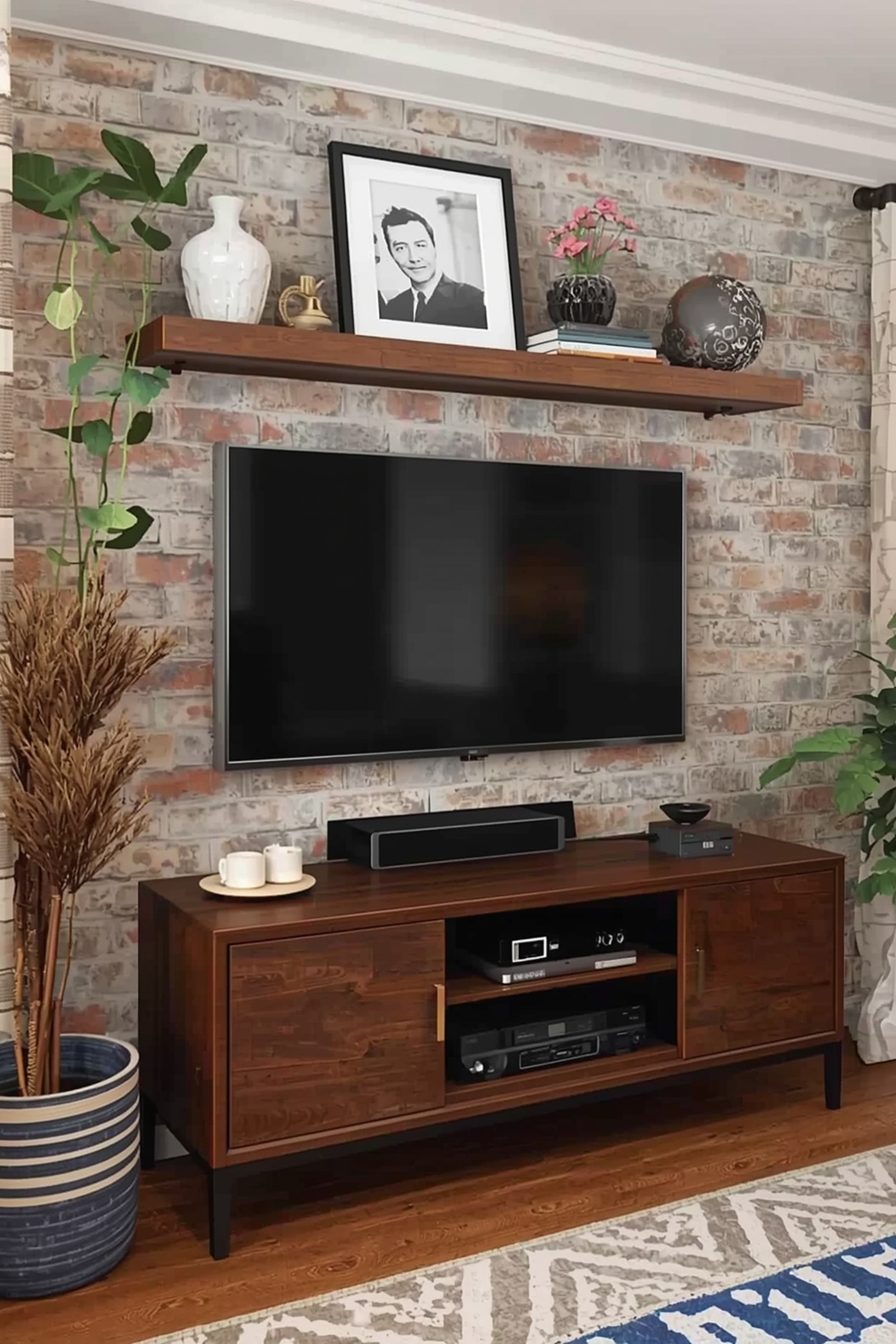 Cozy TV Wall Ideas
