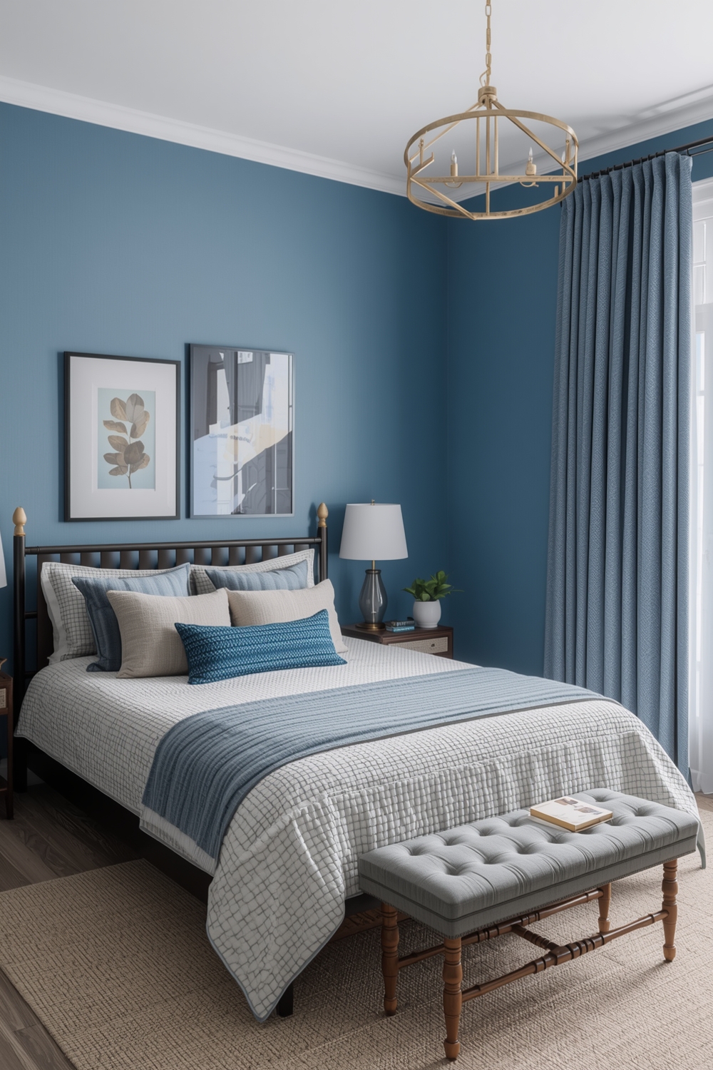 Functional Blue Bedroom Layouts