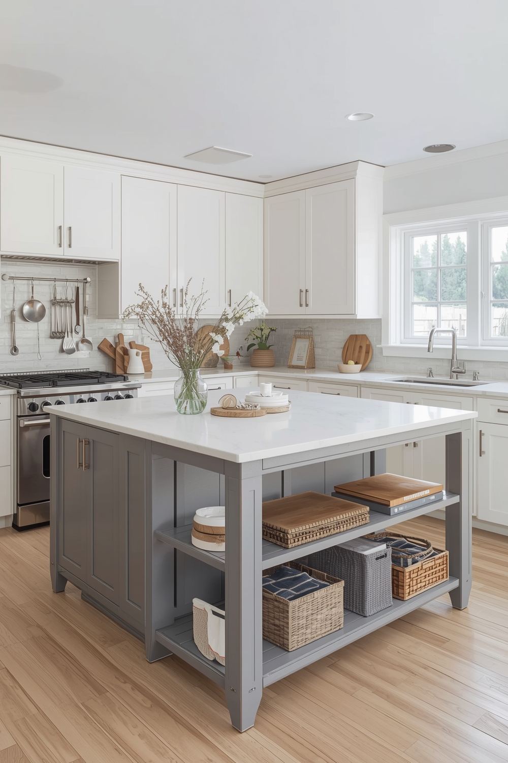 Functional Kitchen Island Decor