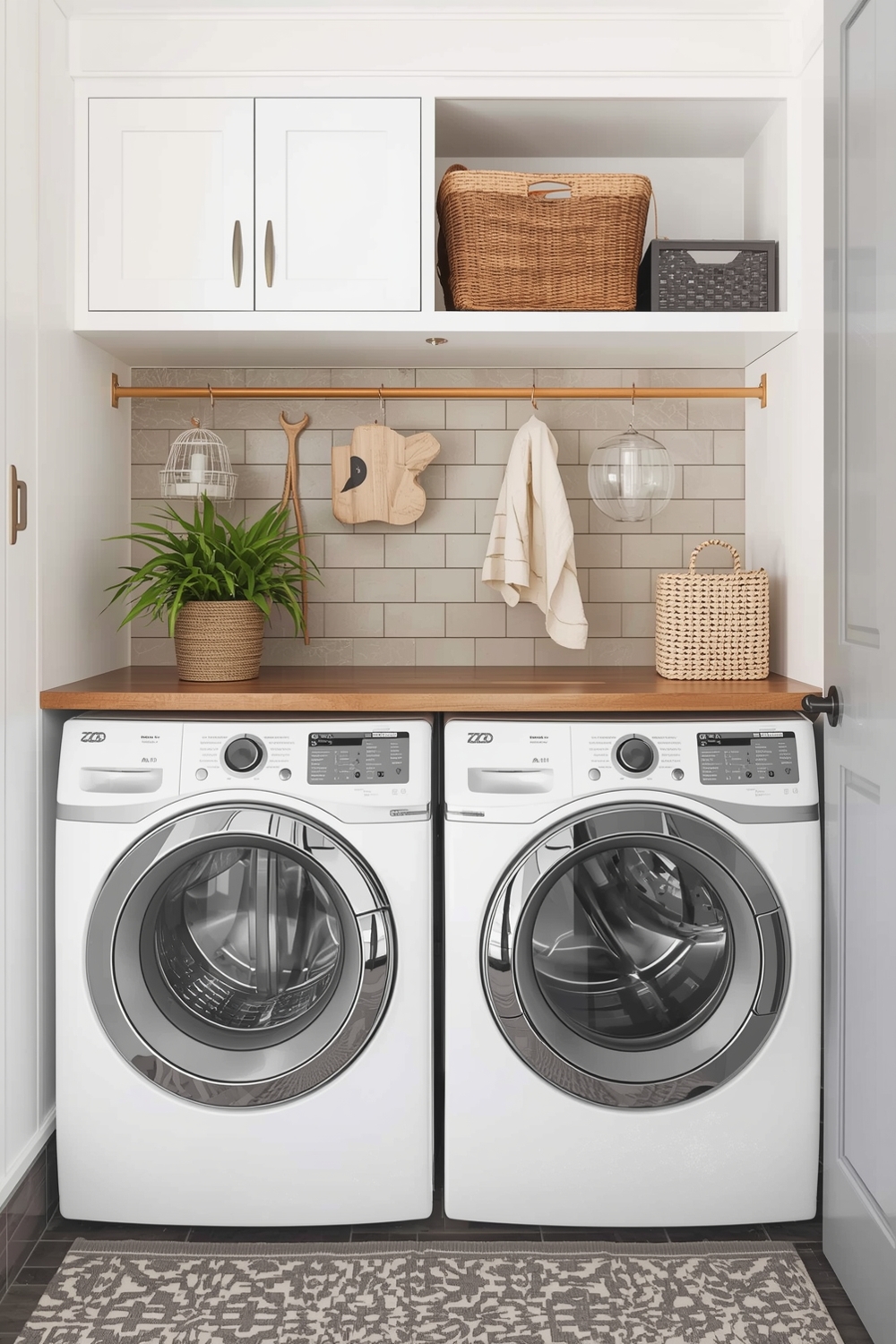 Functional Laundry Room Storage