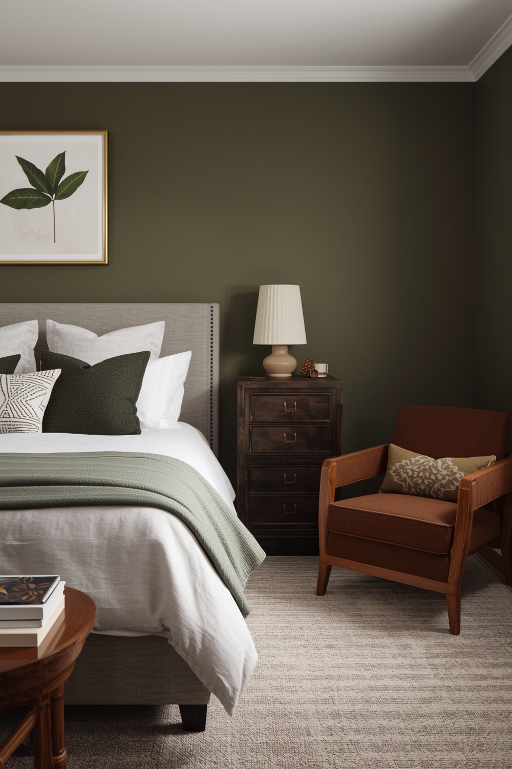 Functional Olive Green Bedroom Ideas