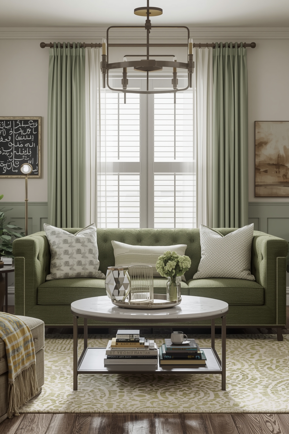 Functional Sage Green Living Room Ideas