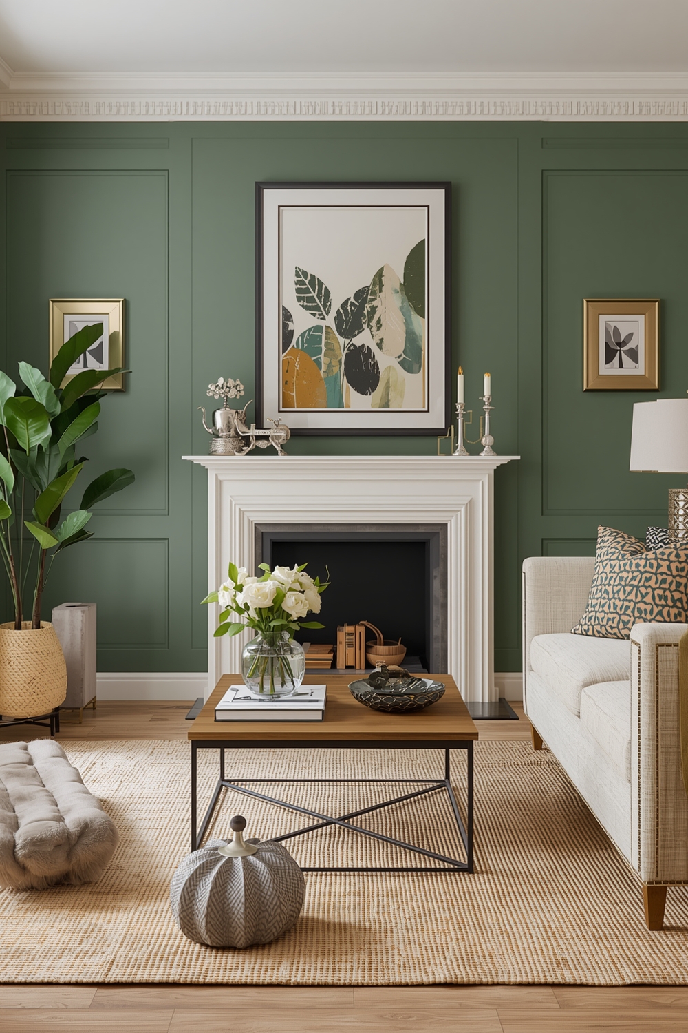 Functional Sage Green Living Room Layouts
