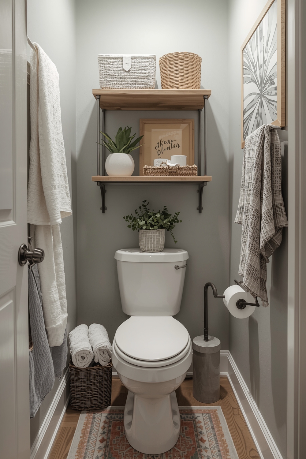 Functional Small Bathroom Storage