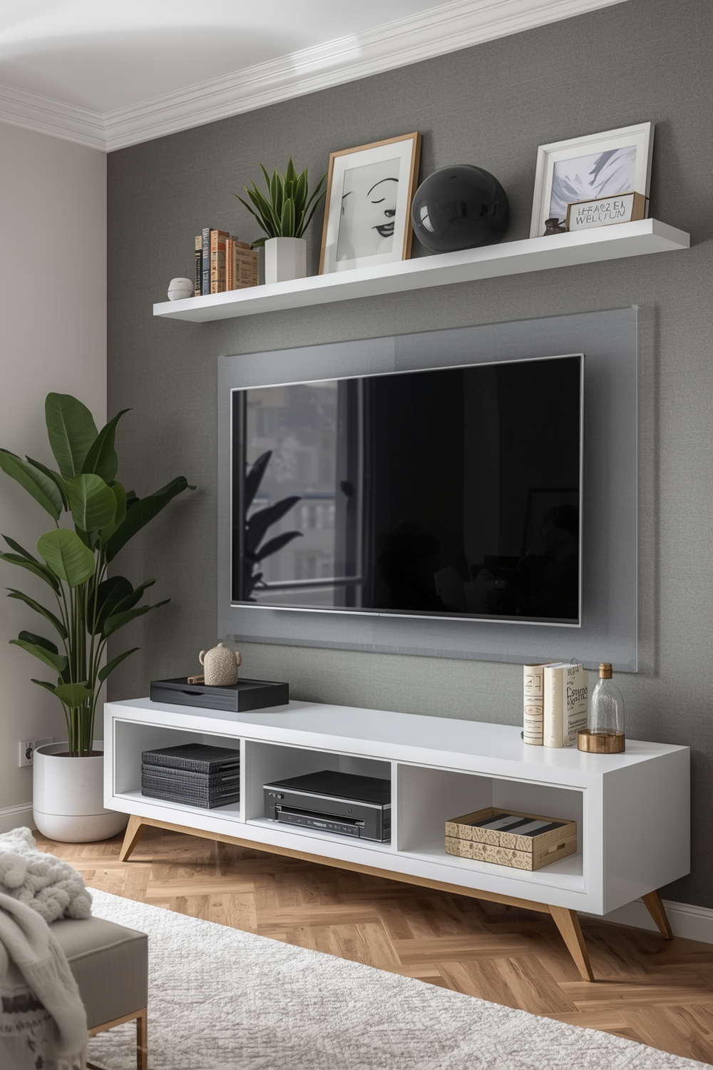 Functional TV Wall Layout Ideas