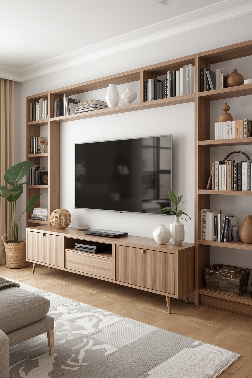 Functional TV Wall Layouts