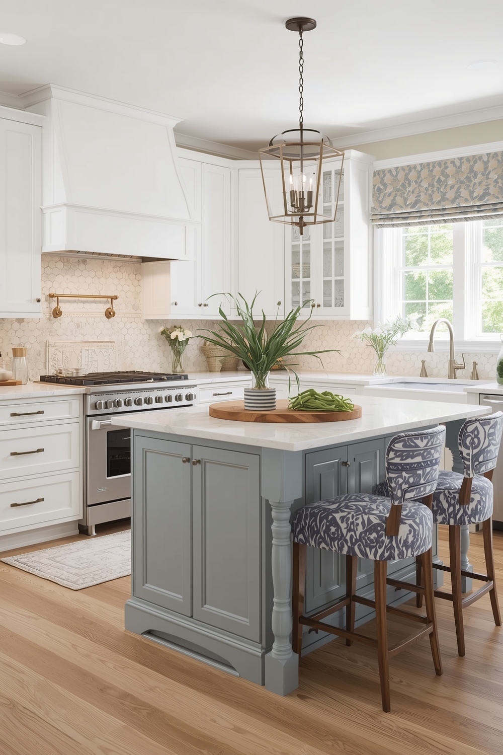 Kitchen Island Color and Decor