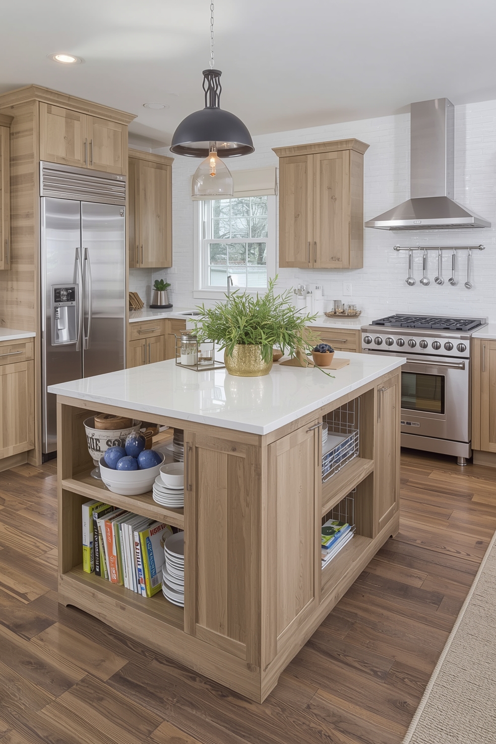 Kitchen Island with Storage Solutions