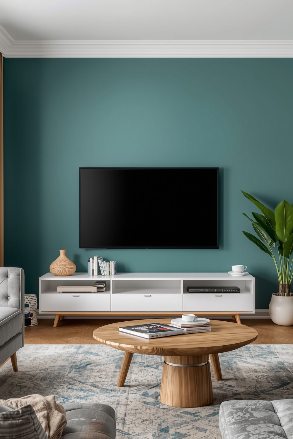 Living Room TV Wall Color Combinations