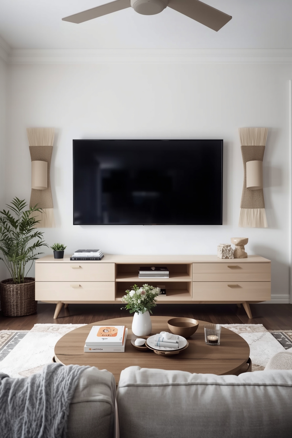 Living Room TV Wall Decor Ideas
