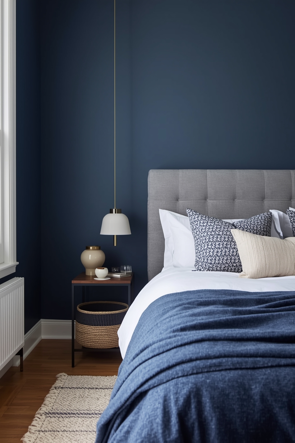 Minimalist Blue Bedroom Layouts
