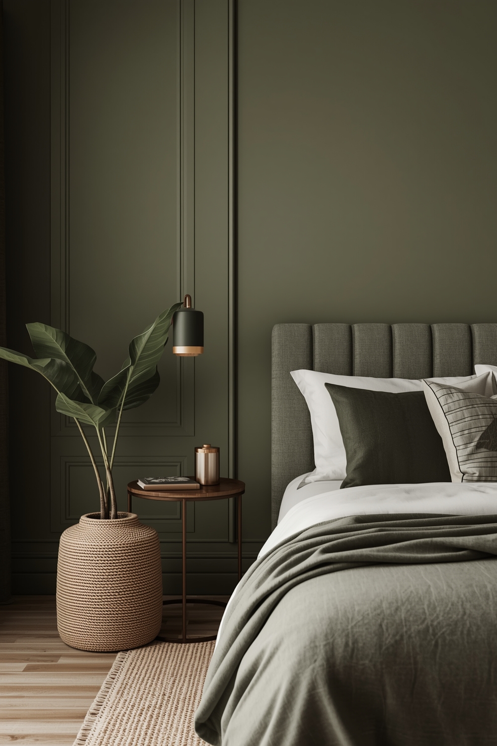 Minimalist Olive Green Bedroom Designs