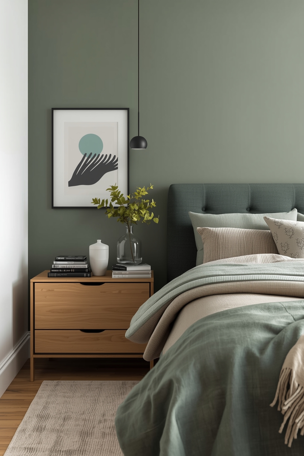 Minimalist Sage Green Bedroom Layouts