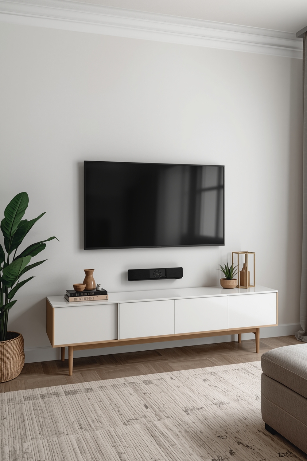 Minimalist TV Wall Layouts