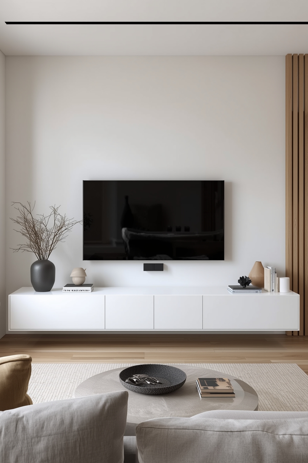 Minimalist TV Wall Layouts